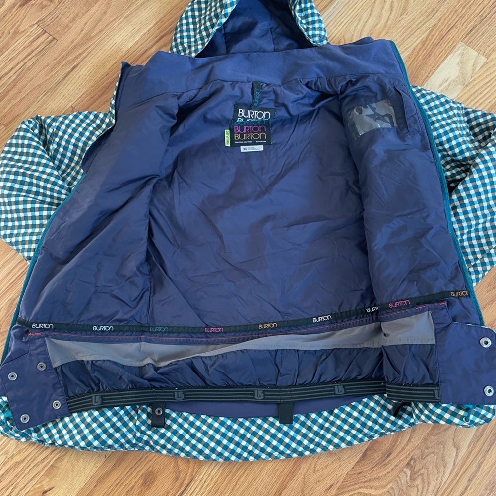 Burton Dryride Winter Coat Hood Ski Snowboard - size XS - Picture 8 of 14